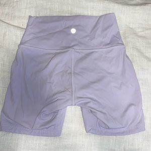 Lululemon lilac purple biker short